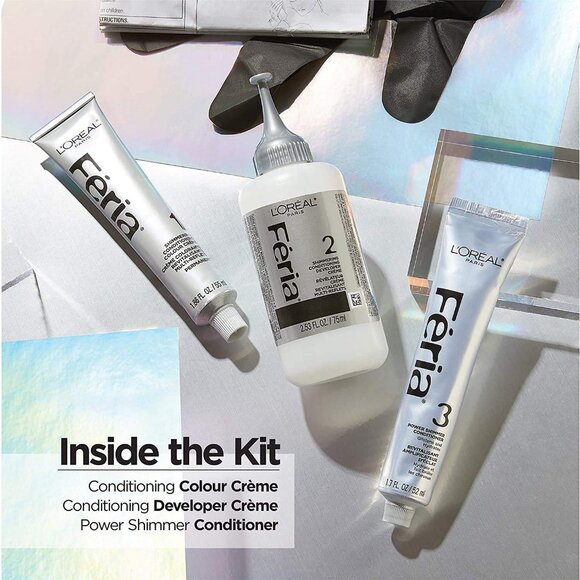 L'Oréal Paris Féria Smokey Pastels Hair Color, P2 Smokey Pink - Picture 4 of 11